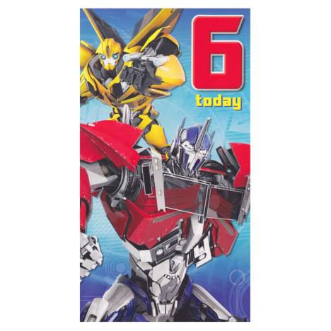 6th Birthday Transformers Birthday Card £2.10